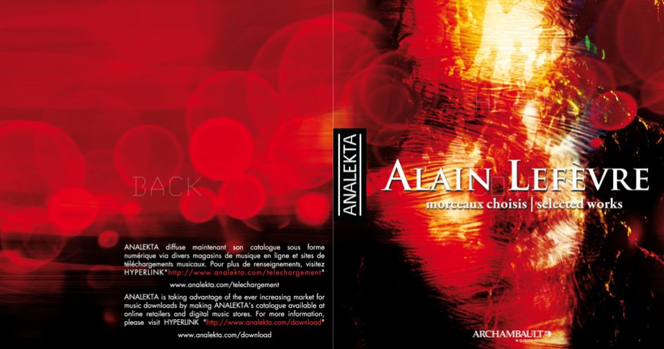 Analekta - Alain Lefèvre